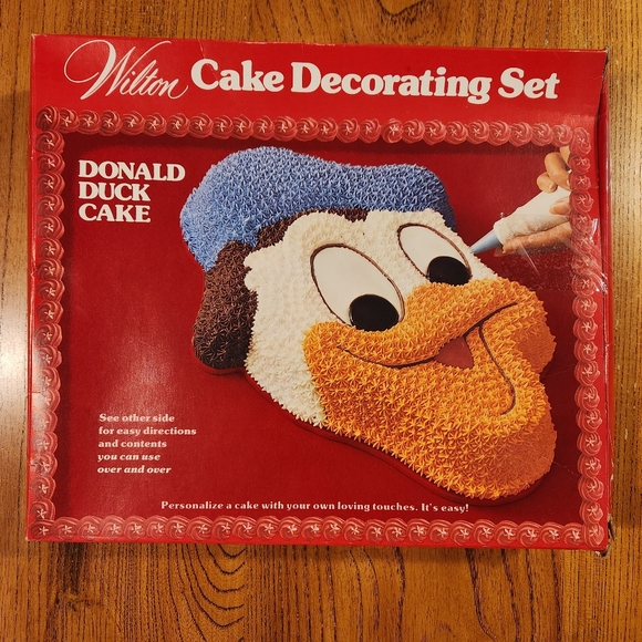Wilton Other - 1974 Donald Duck Wilton Cake Pan in Box Vintage Donald Duck Birthday Cake Pan